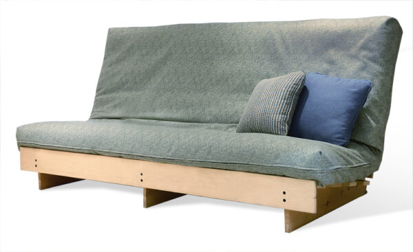 Base De Futon Turin L Futon D Or Matelas Naturels   Base De Futon En Bois Turin Wood Futon Frame 600x367 