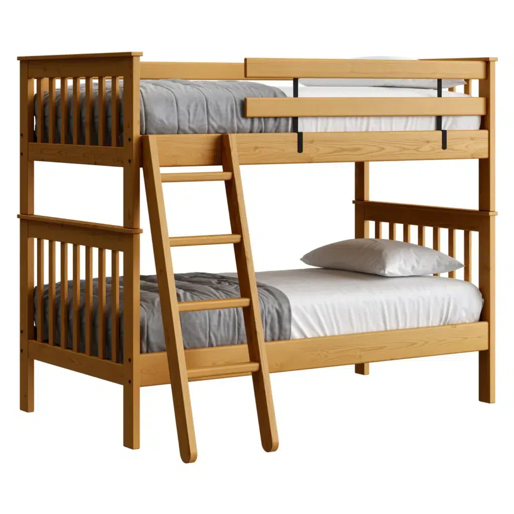 Wooden bunk sale beds with mattresses